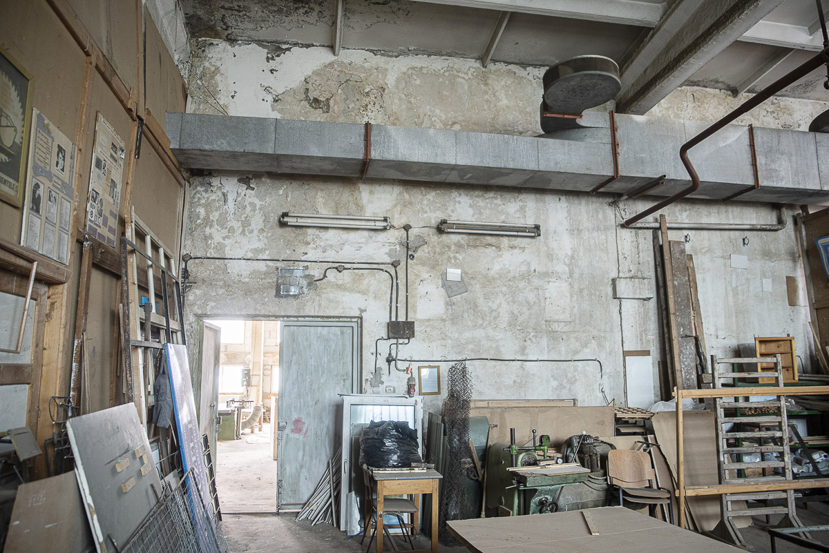 Változatlanul ázik az iskola műhelye